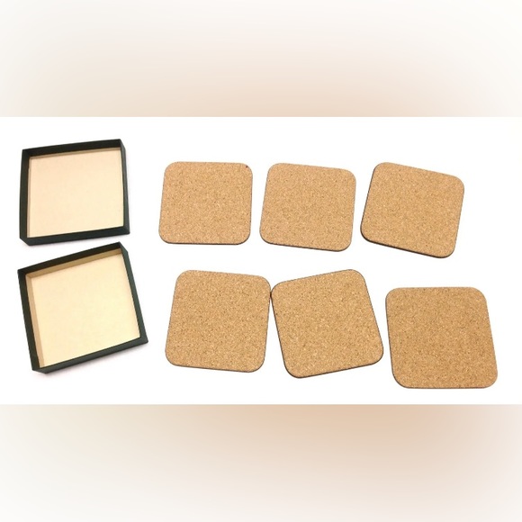 Hawaii Hibiscus Coasters Tropical Flowers Drink Rest Set of 6 - Picture 7 of 7